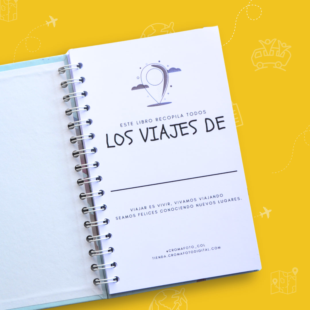 Bitácora de Viajes Internacionales Media Carta