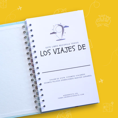 Bitácora de Viajes Internacionales Media Carta
