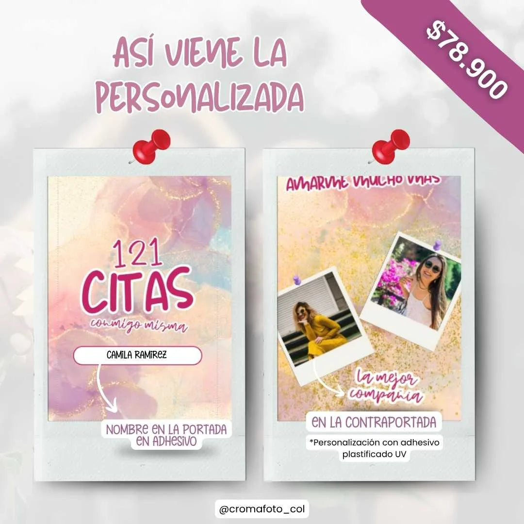 Libro de las 121 citas conmigo misma ✨