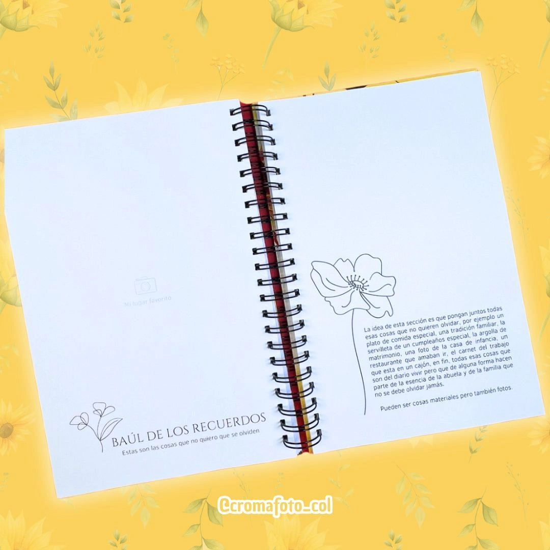 Libro Cuéntame tu historia Abuelita