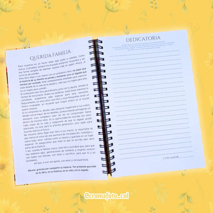 Libro Cuéntame tu historia Abuelita