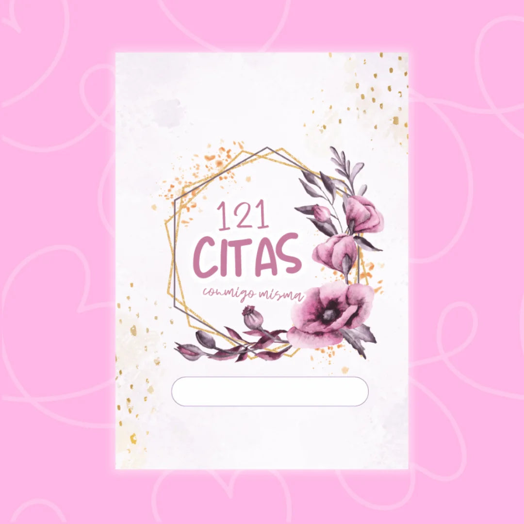 Libro de las 121 citas conmigo misma ✨