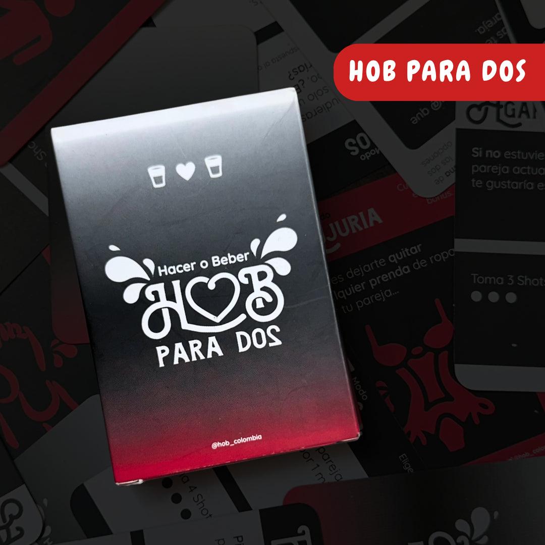 Hacer O Beber para Dos (Hob) Juego De Cartas Para Tomar Con La Pareja