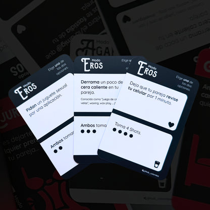 Hacer O Beber para Dos (Hob) Juego De Cartas Para Tomar Con La Pareja