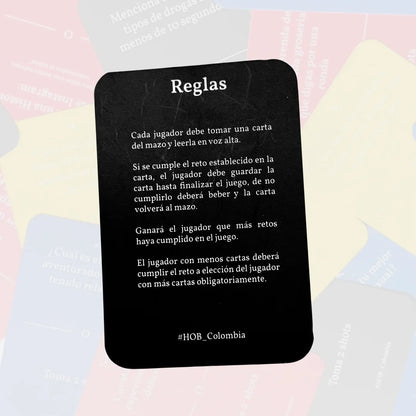 Hacer O Beber ( Hob) Juego De Cartas Para Tomar Con Amigos