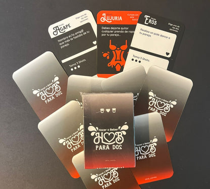 Hacer O Beber para Dos (Hob) Juego De Cartas Para Tomar Con La Pareja